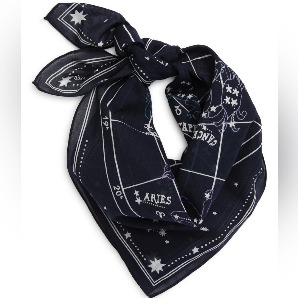 Madewell bandana PALE DAWN HOROSCOPE